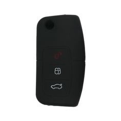 SEGADEN Silicone Cover Protector Case Skin Jacket fit for MAZDA 4 Button Flip Remote Key Fob CV2534 White