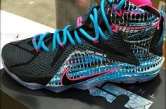 Nike LeBron 12 23 Chromosomes South Beach