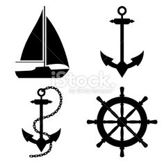 marine life icon set stock vector nautical pinterest icon