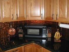 Antique Ceiling Tile Backsplash Not In Love With This But It Might Antique Ceiling Tile Backsplash Not In Love With This But It Might Be An Inexpensive Temporary Look Until We My Kitchen Pinterest Tiles