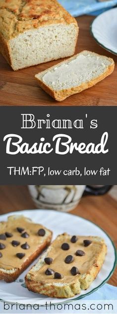 trim healthy mama sample menus healthy recipes pinterest meals brianas basic bread thm fp low carb low fat