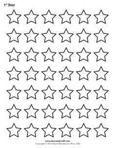 tiny star template free printable star templates for mm etc