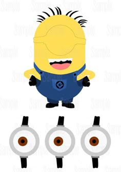 same as pin tail to the donkey Despicable Me Minions party game