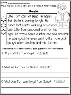 Worksheet Close Reading Free Worksheet simple sentences read trace build and write little achievers free christmas close reading this product contains a passage about santa