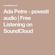 SCARICARE POVESTI AUDIO DE
