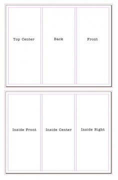 tri fold brochure measurements