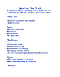 8 best birth plan images birth plans baby arrival baby birth what to include in my birth plan