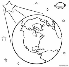 Printable Earth Coloring Pages For Kids