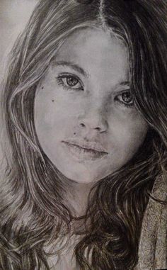 портрет. рисунок карандашом. мои рисунки.