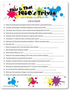 91 best trivia for