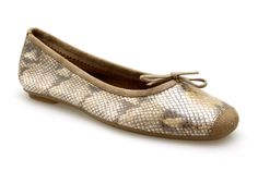 Blanc Harmony Python Reqins Ballerine