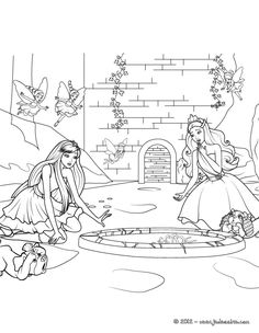 The Diamond Gardenia Barbie Printable You Can Choose A Nice From THE PRINCESS POPSTAR Coloring Pages For Kids