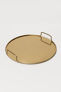 Bloom Round Tray Faux Wood Bois Platter Antique Style Circular Wooden Effect