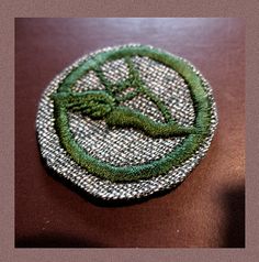SWIMMER Cadette Girl Scout NEW Badge Waves Birds Swimming Patch 1960s Combine