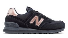 new balance 574 noire et rose gold