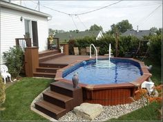 148 Best Beautiful Above Ground Pools Images In Above Ground Pool Ideas Inground Hack Incorporate An Into Your Raised Deck