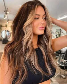 Hair Color Blonde Highlights, Brown Hair Balayage, Great Hair, Gorgeous Hair, Beautiful, Hair Looks, Dyed Hair, Hair Cuts