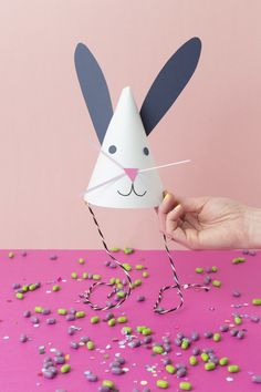 1x Children Kids School Easter bunny Hat Parade Show Polyfoam Craft art DIY Hat