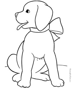 Coloring Pictures Of Puppys To Print And Color Look At This Cute Free Printable Pictures Of Animals Animal Coloring Sheet Dog