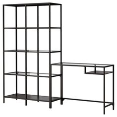 Lack Wall Shelf Black Pinterest Shelves Hardware And Walls Ikea VittsjĂ– Shelving Unit With Laptop Table Black Brown Gl