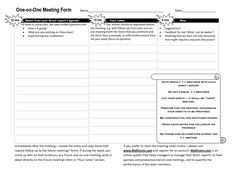 management meeting template