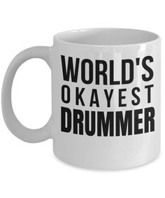 Drummer Ceramic Music Lover Drum Set Coffee Mug Rock n Roll Hot Cocoa Mug Ceramic Mug Band Ceramic Coffee Mug 11oz Punk Bass Broth Tea Metal