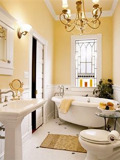 91 Best Yellow Bathrooms Images Bathroom Edwardian Bathroom Style Bathrooms Modern Design Designs