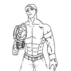 john cena coloring pages