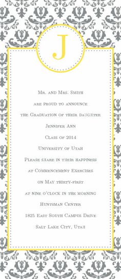 More Graduation Announcements! High school, Students and School