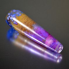 lots of colours Handmade Borosilicate 22k Gold fumed purple Hand faceted Beads 3 sizes