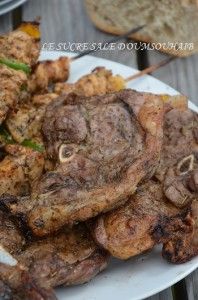 selle d'agneau marinée au barbecue | Recette cote d agneau selle d'agneau marinée au barbecue Le Sucré Salé d'Oum Souhaib