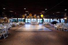 A Gorgeous Yellow Hued Wedding From Offbeat Bride Ballyowen Reception I Like The Placement Of Lanterns To Center On Dance Floor