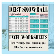 snowball debt spreadsheet excel