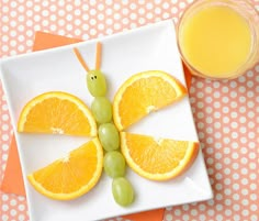 Butterfly snack Fruit Snacks, Food Art Lunch