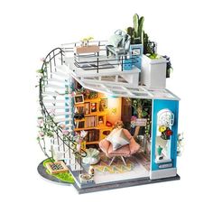 KINTRADE Kid Wooden Furniture Dolls House Miniature Bath Bed Living Room Children Toy Gift KINTRADE Kid Wooden Furniture Dolls House Miniature Bath Bed Living Room Children Toy Gift