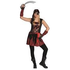 Black Red Bandana Crâne et Crossbones Tête Écharpe Cheveux Bande Halloween Pirate