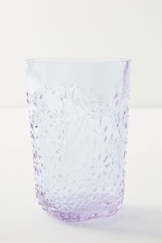 SIMPLY SHABBY CHIC PINK SWIRL GLASS TUMBLER DRINKING GLASS RACHEL ASHWELL New