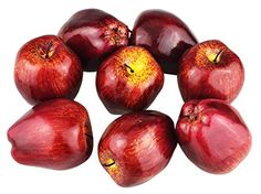 JEDFORE Fake Fruit Home House Kitchen Party Decoration Artificial Lifelike Simulation Peach 10pcs Set