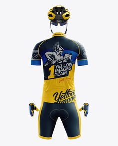 Download Men's Cycling Jersey With Long Sleeve Mockup - Half Side ...