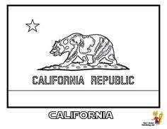 california coloring sheets california state flag coloring pic at