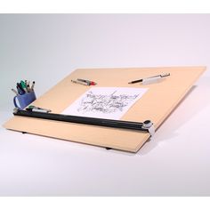 1 Each Martin Universal Design Universal Design Pro-Draft Parallel Edge Board with Straightedge and Feet Woodgrain 23 x 31 Inches