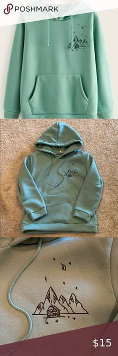 NEW KEY CLOSET Graphic Hoodie Sweatshirt Tattoo Blue Foil Jacket Dragons