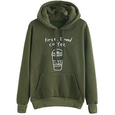 Honey GD Womens Mid-long Slim Christmas Floral Sweatshirt Hoodies