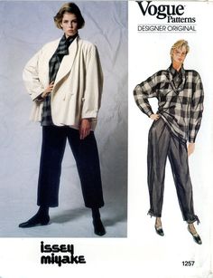 V2956 Vogue Sewing Pattern Designer OSCAR DE LA RENTA Misses/' JACKET /& PANT