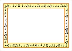 music borders for word