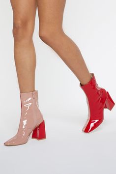 Details about / Women Simple Pattern Buckle Leather Block Heel Square Toe Zip Up OL Ankle Boots