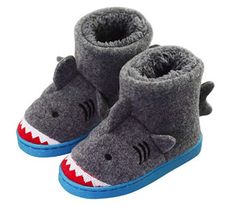 ALOTUS Unisex Memory Foam Warm Slipper Boot with Flower or Label Indoor Outdoor