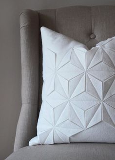 Geometric cushions. Soft edges with Moth pillow cover Black gold coushion