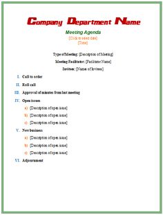 8 best agendas images day planners meeting agenda template agenda template microsoft