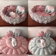 LUXE double face Cuddle Soft Tissu Polaire Matériau-Licorne Gris